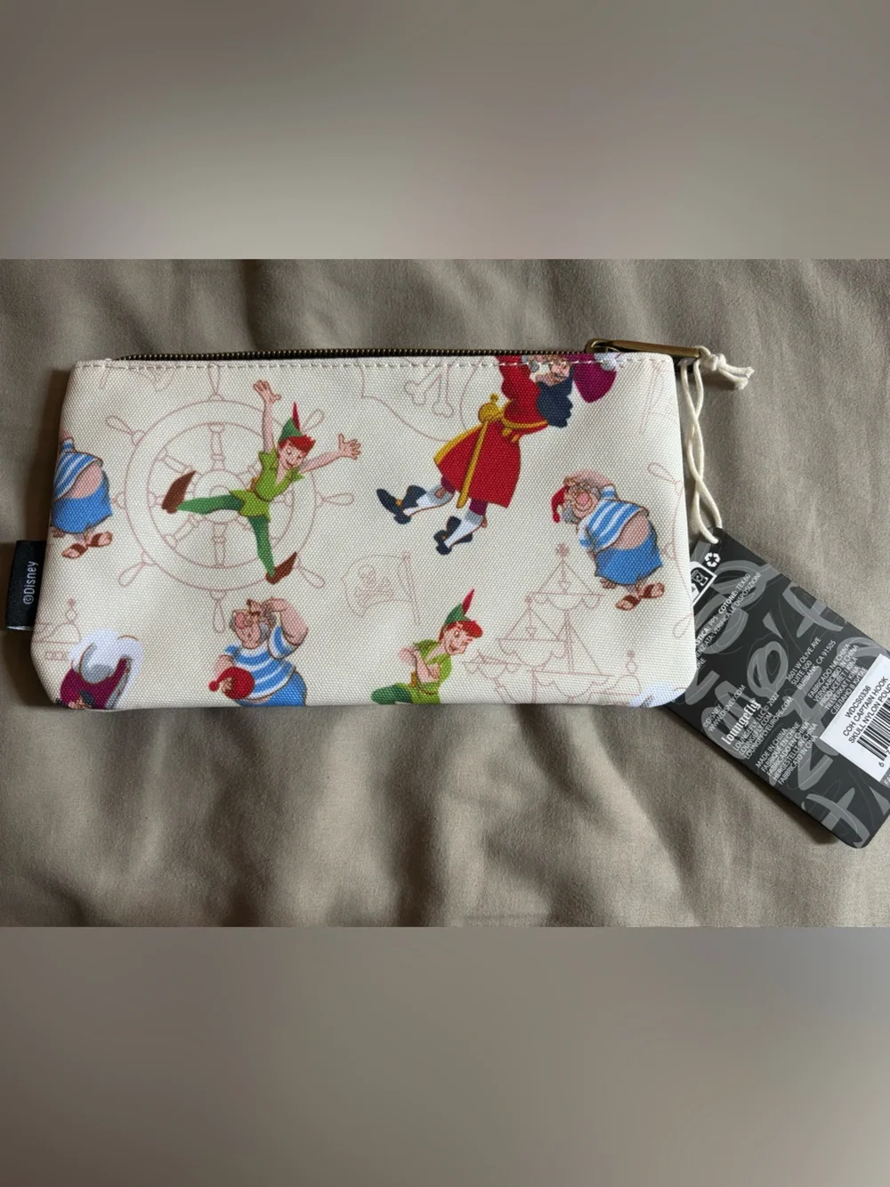🔥 Loungefly Disney Peter Pan nylon  pouch